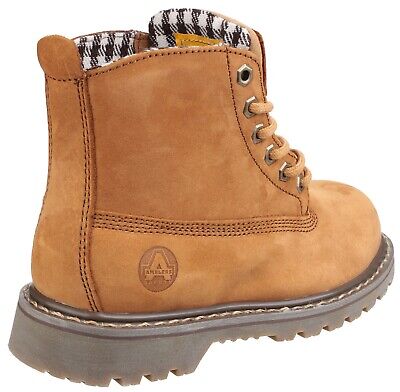 Amblers FS103 Ladies Safety Work Boots Brown Welted Leather