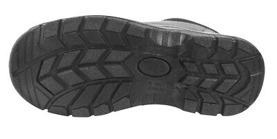 Chukka Style Leather Safety Work Shoes Black S3 SRC 4-12 Steel Toecap Midsole