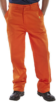 Fire Retardant Work Trousers 300g Cotton ISO11612 A1 B1 C1 ISO11611 Class 2 A1