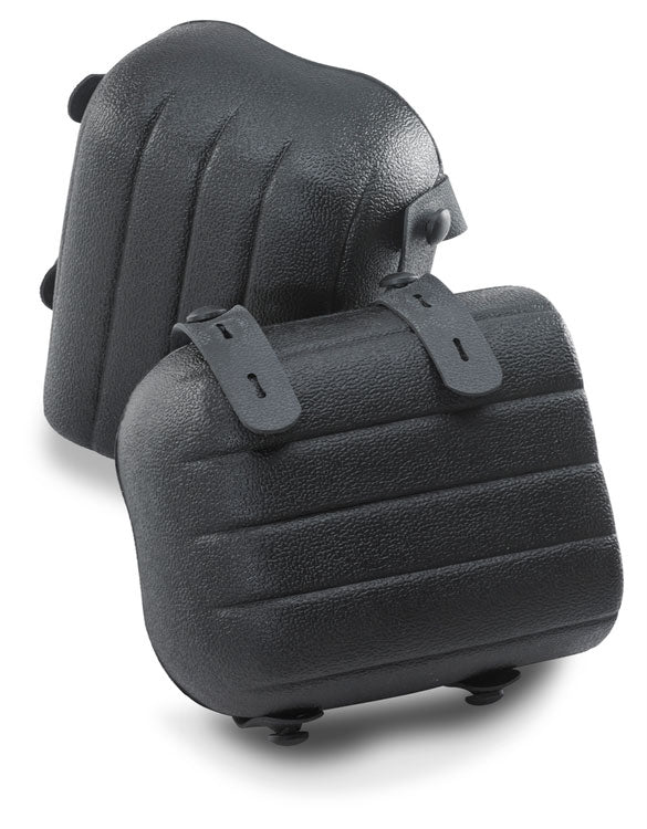 B Brand PU Knee Pads Black Adjustable Pair Impact Resistant Knee Protection