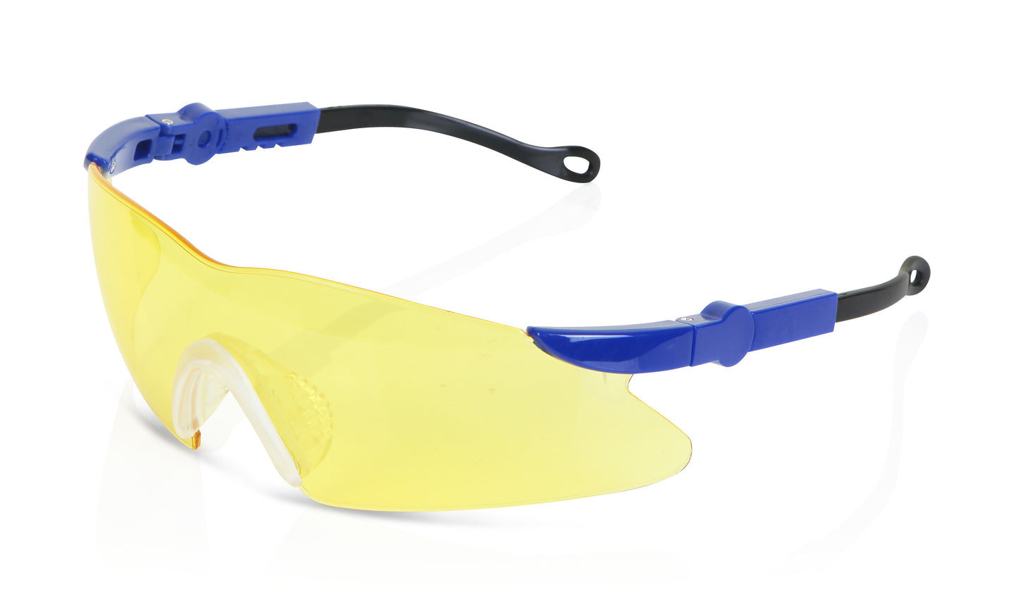 B Brand Texas Safety Glasses Specs Free Neck Cord Clear Yellow Grey Lens EN166