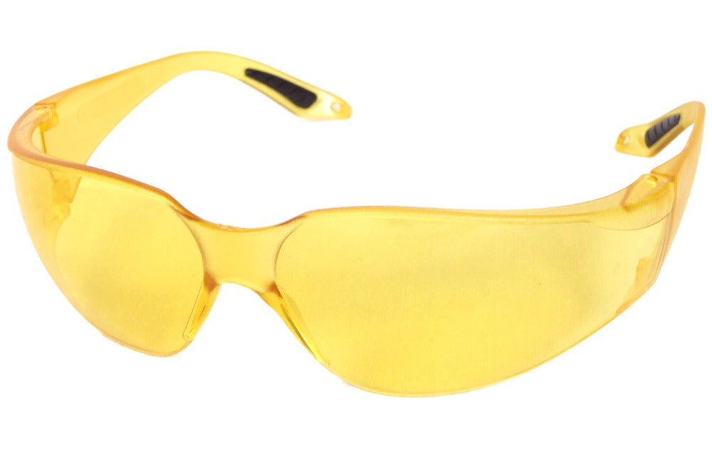 Vegas Safety Glasses Specs Yellow Lens Wraparound Lightweight