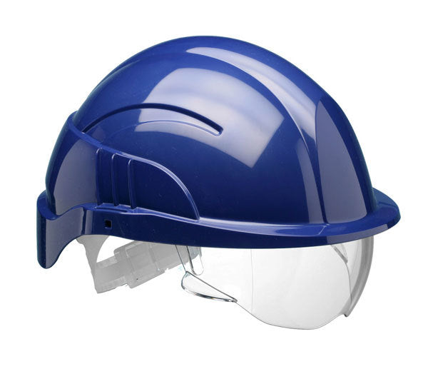 Centurion Vision Plus Safety Helmet Hard Hat with Integral Visor CNS10PLUS
