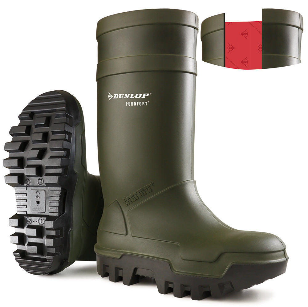 Dunlop Purofort Thermo Safety Wellies Welly Wellington Boots Insulated 5-12