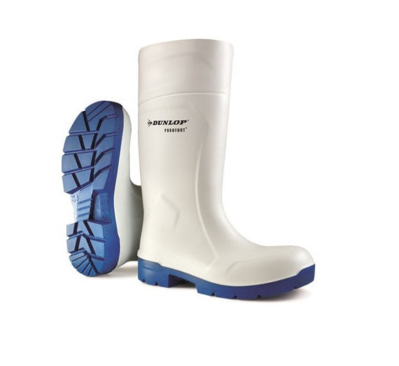 Dunlop Purofort Safety Wellies White Welly Wellington Boots Shock Absorbing 3-13