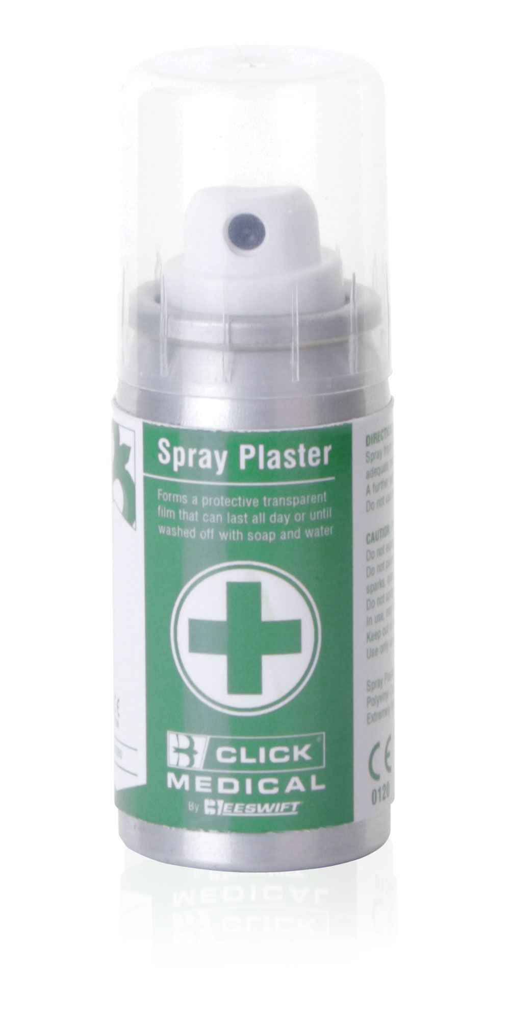 Click Medical Spray Plaster 32.5ml Can Cuts & Grazes Invisible Film Spray CM0380