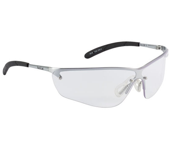 Bolle Silium II Safety Specs Glasses Clear Lens Metal Frame