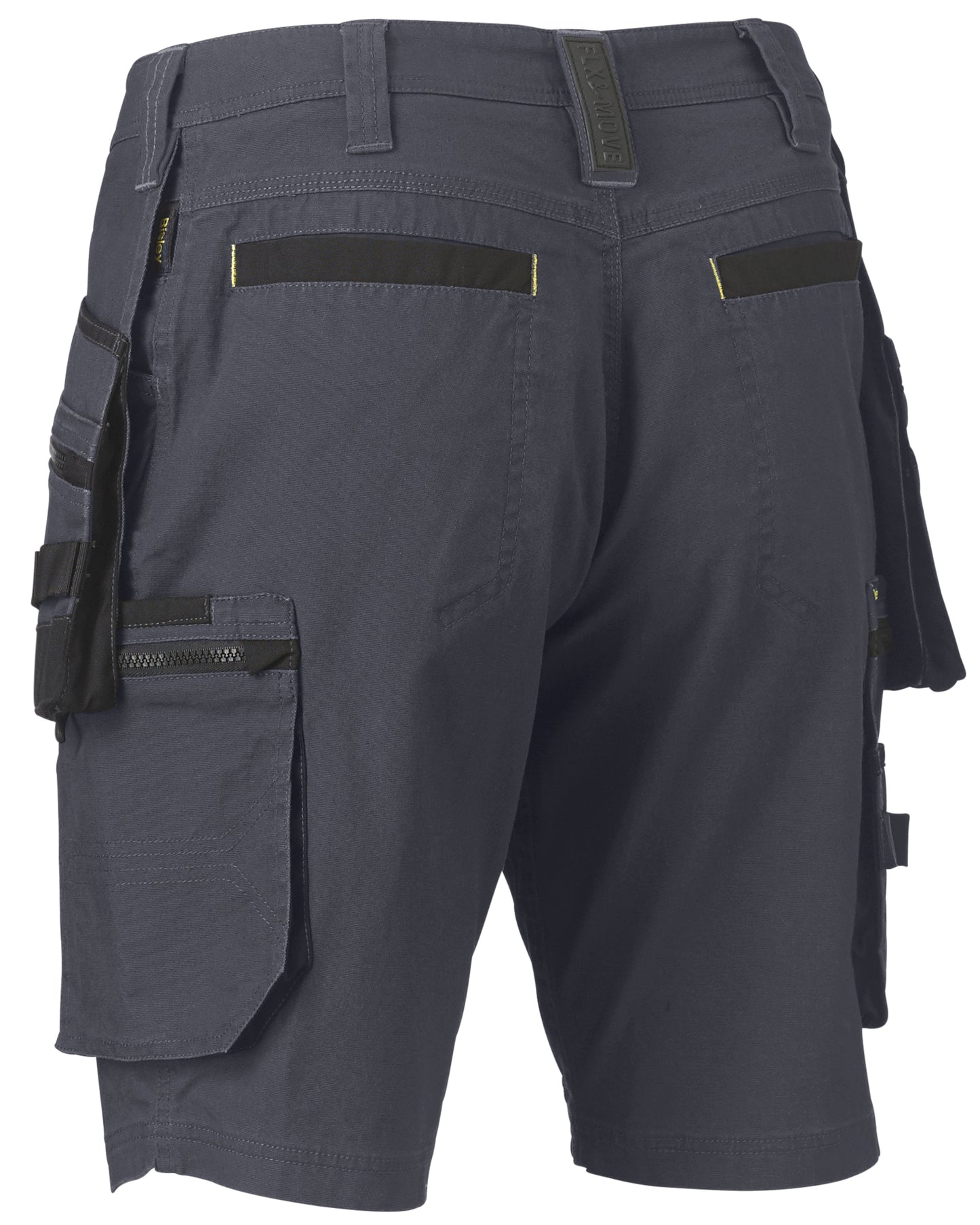 Bisley FLX & MOVE™ Stretch Utility Holster Pocket Shorts Grey UKSHC1336