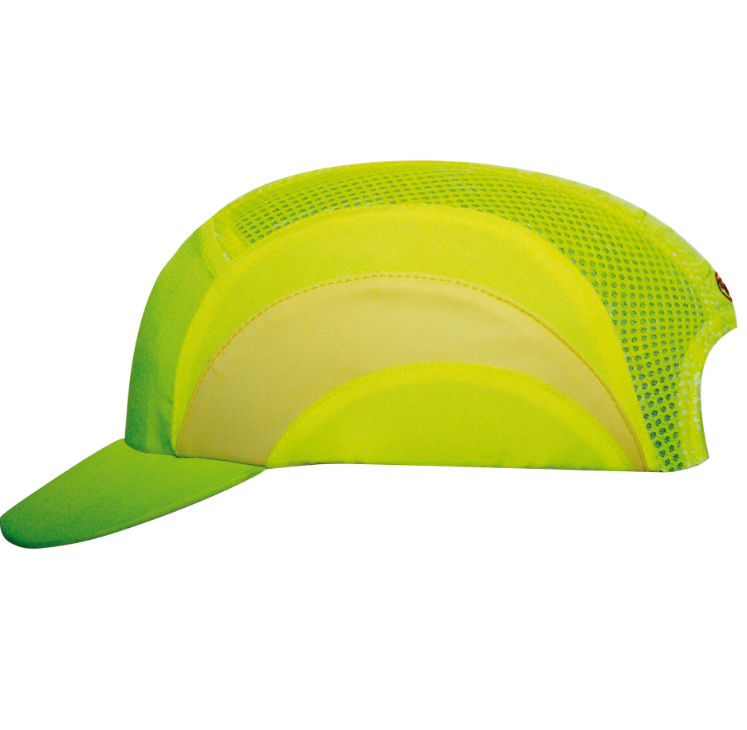 JSP Bump cap™ A1+ Bump Cap - 5cm Peak - Hi-Vis Yellow ABS000-001-500