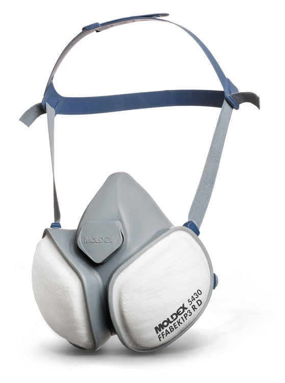 Moldex M5430 Dust Mask ABEK1P3 Respirator Gas, Dust & Vapours Half Mask