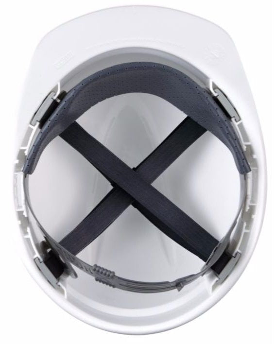MSA V-Gard Hard Hat Safety Helmet 6 Colours with Sweatband and Slide Adjustment