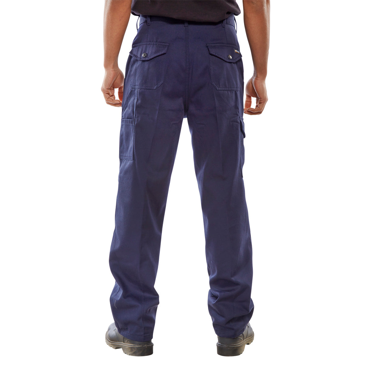 Super Click Heavyweight Drivers Trousers Navy