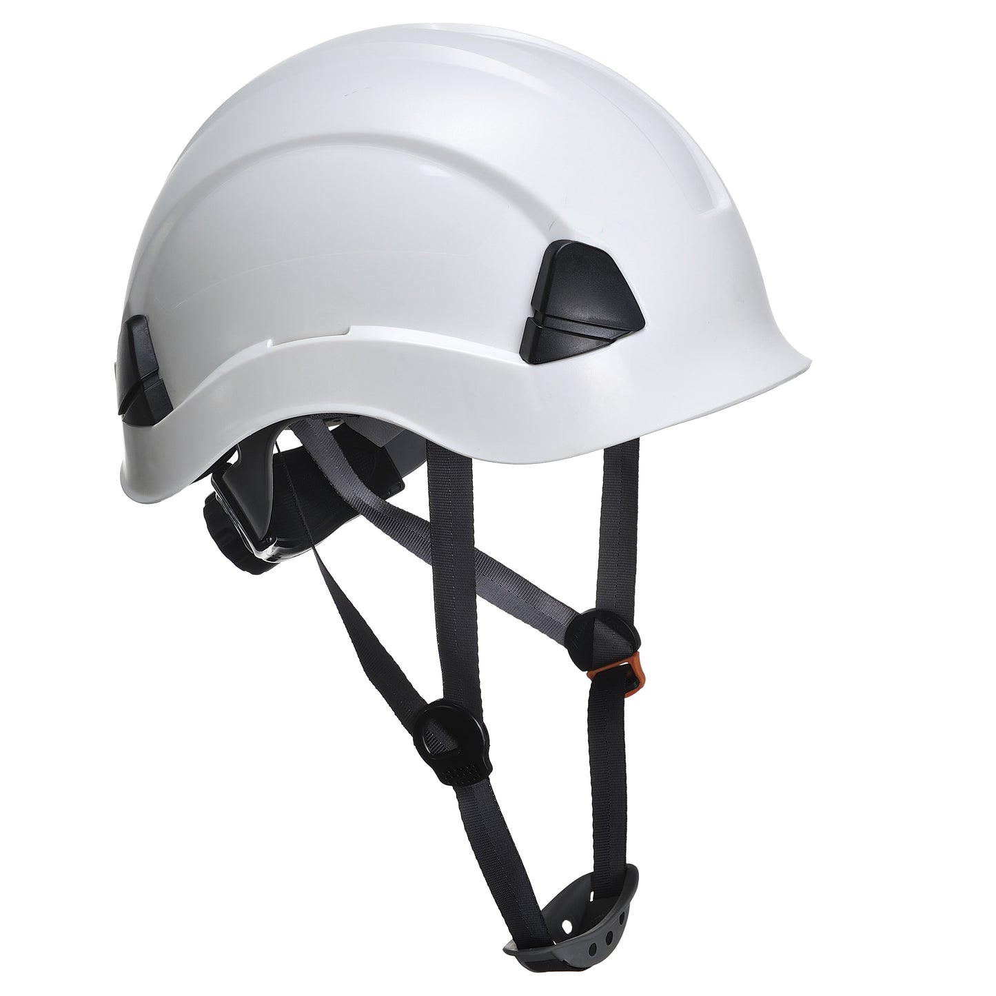 Portwest PS53 Helmet and PS47 Clip on Ear Defenders 4 Colour Short Peak Climbing