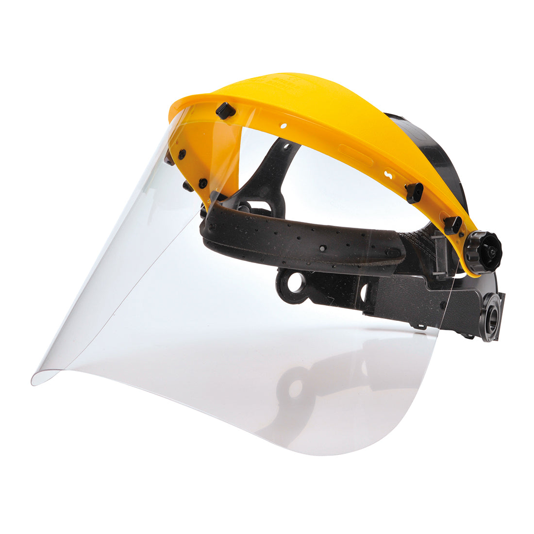 Portwest PW91 Face Shield Visor Clear Poly Brushcutter Strimmer Adjustable EN166
