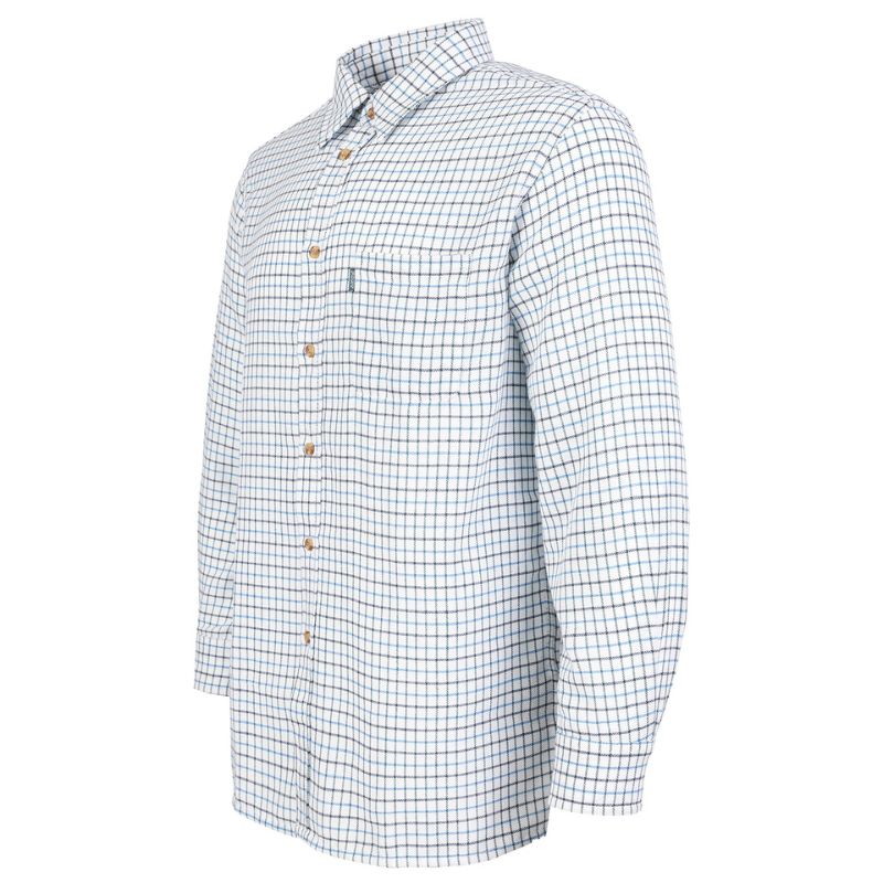 Tattersal Country Check Shirt Long Sleeve 3 Colours Medium - 3XL
