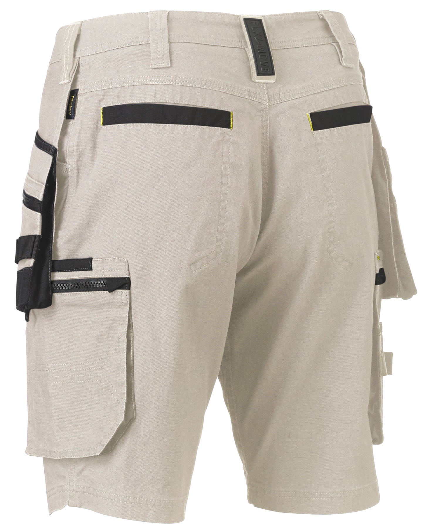 Bisley FLX & MOVE™ Stretch Utility Holster Pocket Shorts Stone UKSHC1336