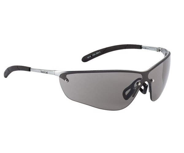 Bolle Silium II Safety Specs Glasses Smoked Lens Metal Frame