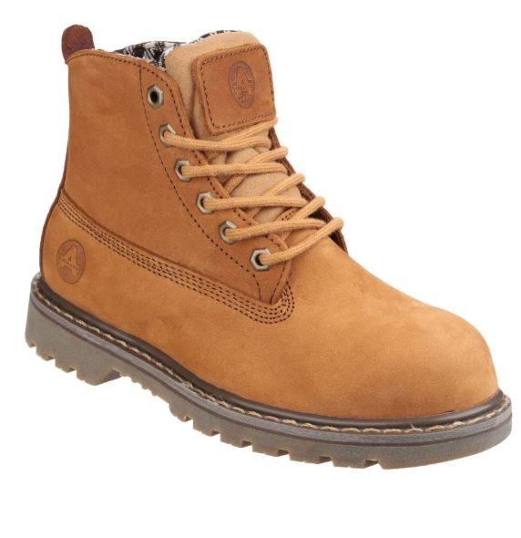 Ambler Safety FS103 Ladies Safety Boot - Goodyear Welted Leather - Size 7