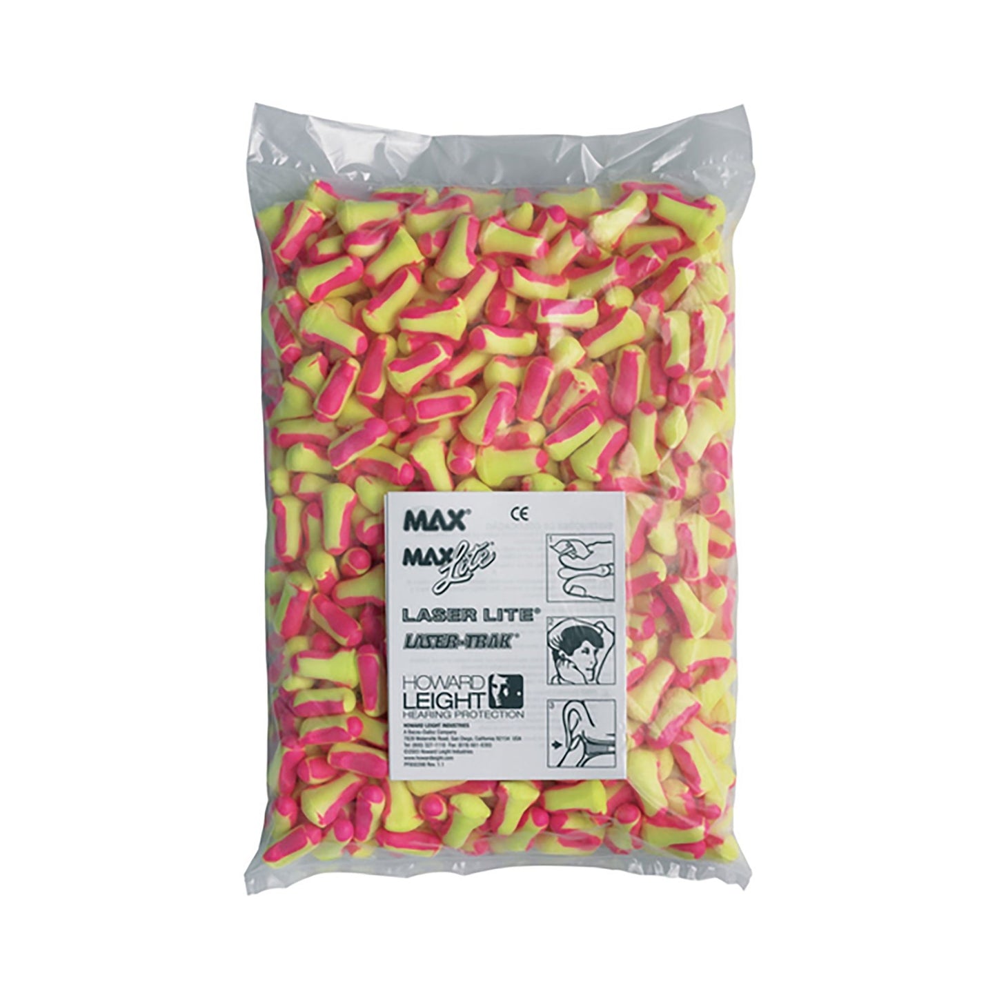 Honeywell 1013047 Howard Leight Laser-Lite LS400 200 Pairs Refill Pack