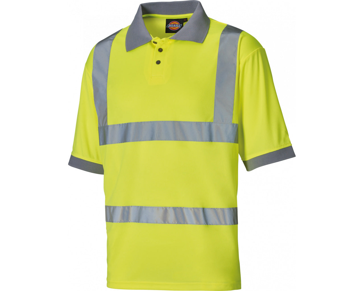Dickies Hi Viz Polo Shirt SA22075 Orange or Yellow Small - 4XL EN 20471:2013