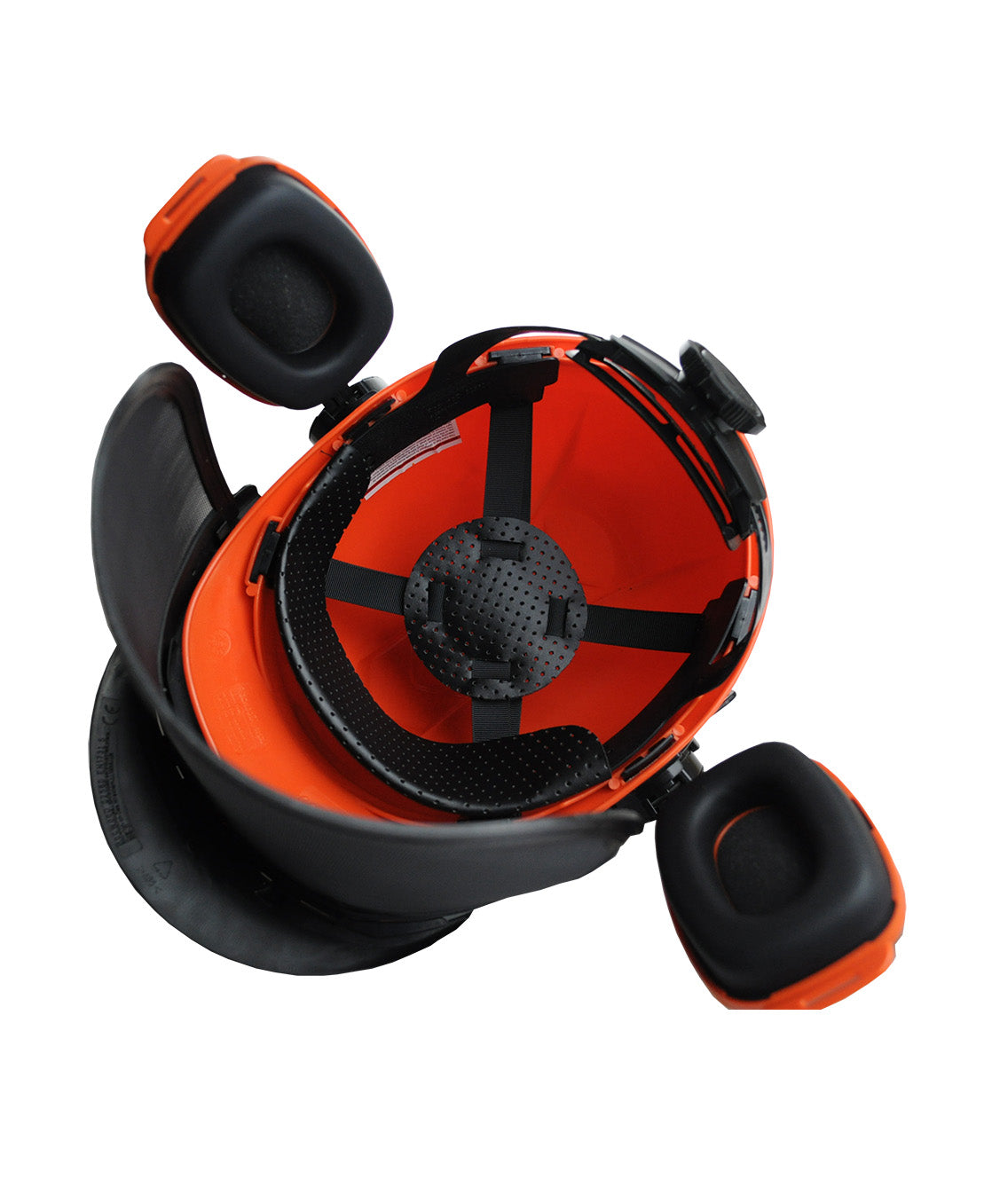 Chainsaw Helmet Mesh Visor Ear Defenders also Strimming Brushcutting EN397 EN166