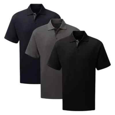 Tuffstuff Twotone Polo Shirt Grey/Black Navy/Grey Black/Grey Small - XXL