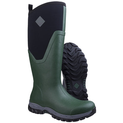 Muckboot Arctic Sport II Tall Womens Ladies Wellies Green