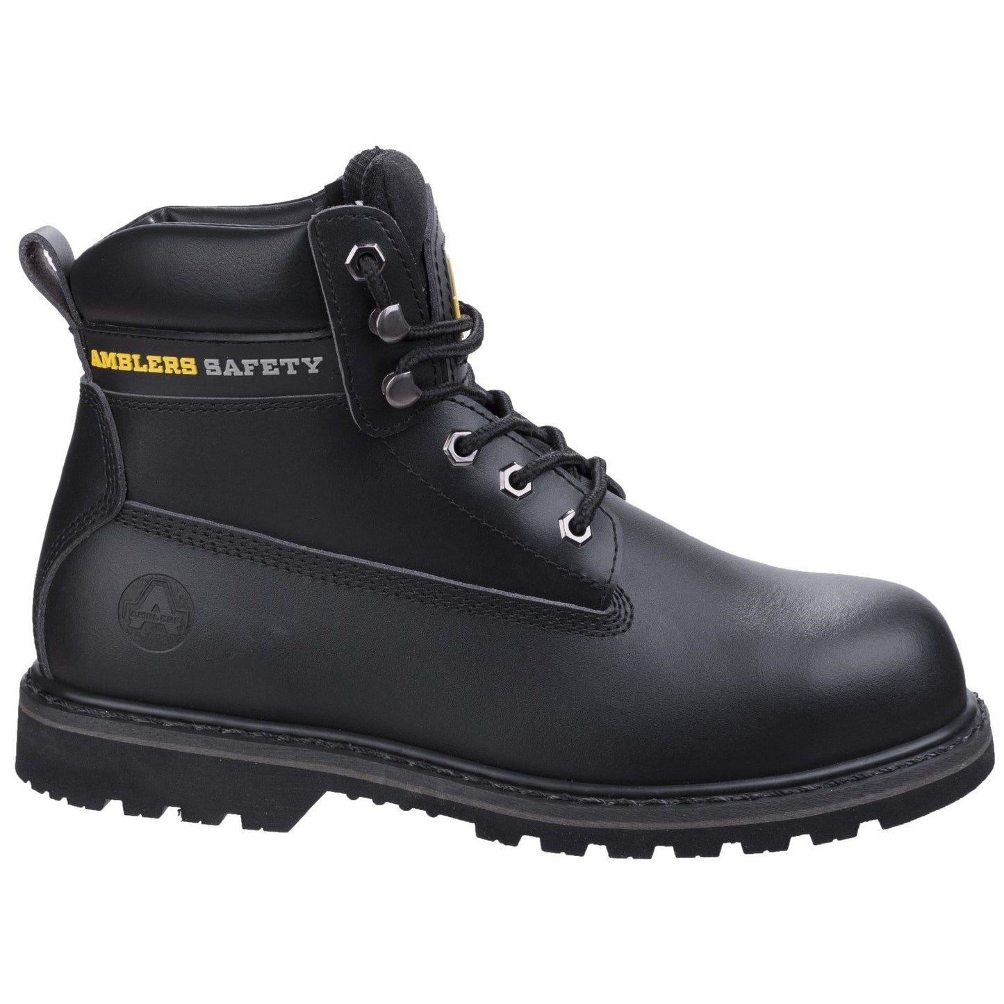 Amblers FS9 Leather Safety Work Boots Black