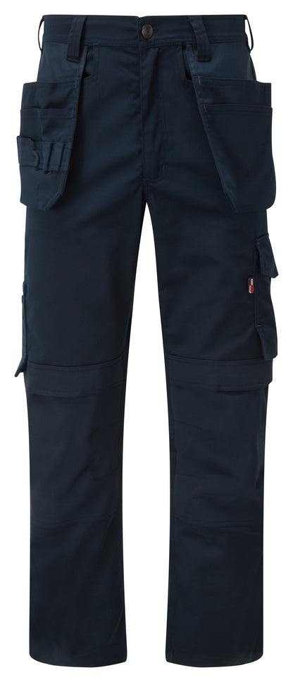 Proflex Work Trousers 715 Pants Cargo Holster Pockets Tuffstuff Black  Navy