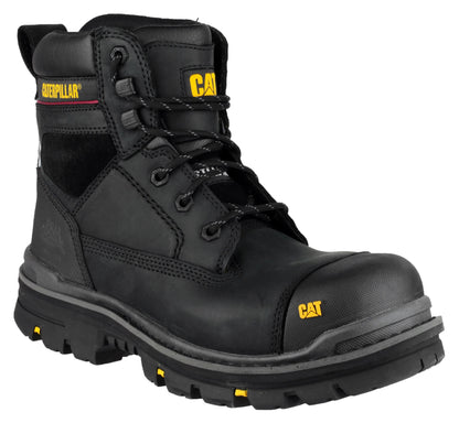 CAT Caterpiller Gravel Safety Work Boots Black 6-13 S3 Toecap Midsole Scuff Cap