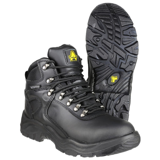 Amblers Safety Work Boots Black S3 Waterproof Midsole Toecap 3-13 Antistatic