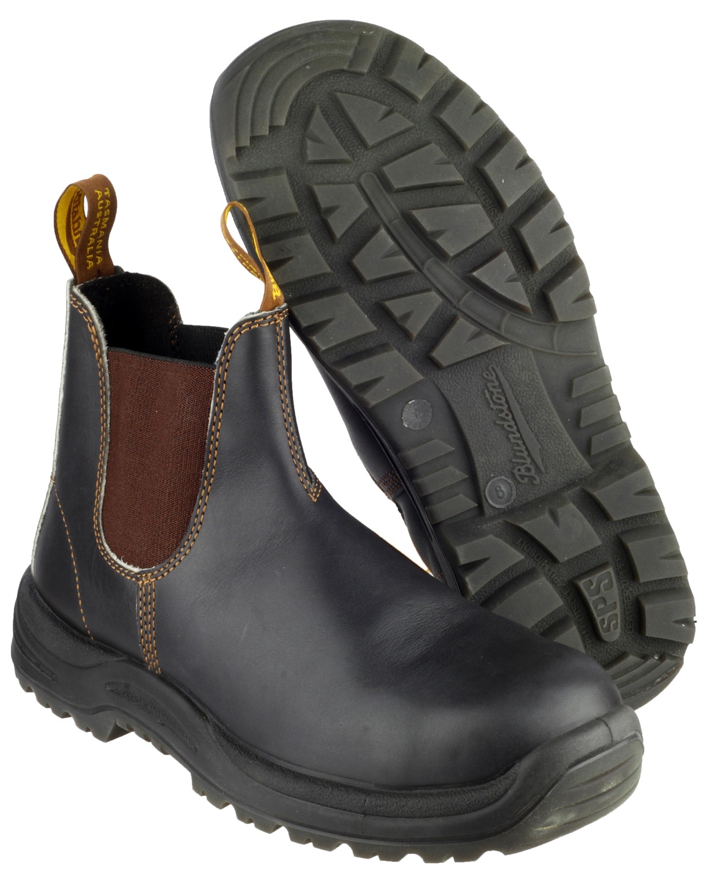 Blundstone 192 Industrial Safety Dealer Work Boots Brown