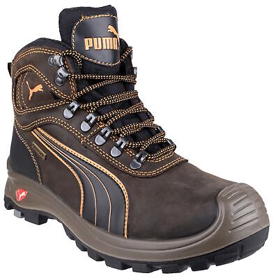 Puma Sierra Nevada Mid Safety Work Boots 630220 Brown