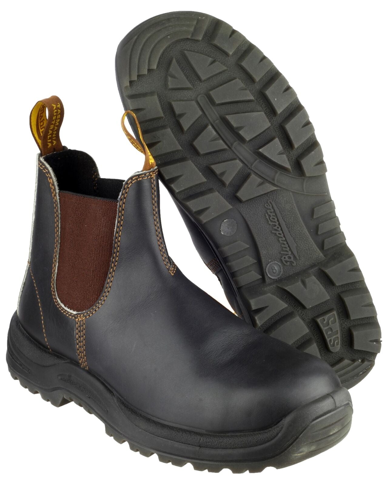 Blundstone 192 Industrial Safety Dealer Work Boots Brown
