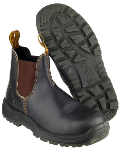 Blundstone 192 Industrial Safety Dealer Work Boots Brown