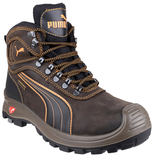 Puma Sierra Nevada Mid Safety Work Boots 630220 Brown