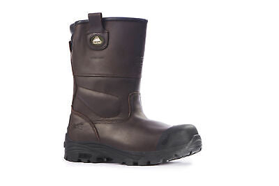 Rockfall Texas II Safety Rigger Work Boots Brown RF70 Toecap & Midsole S3 6-12