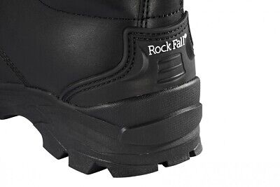 Rock Fall Ebonite Safety Work Boots Black RF10