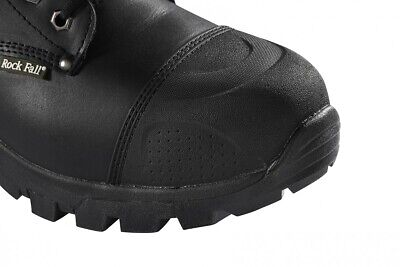 Rock Fall Ebonite Safety Work Boots Black RF10