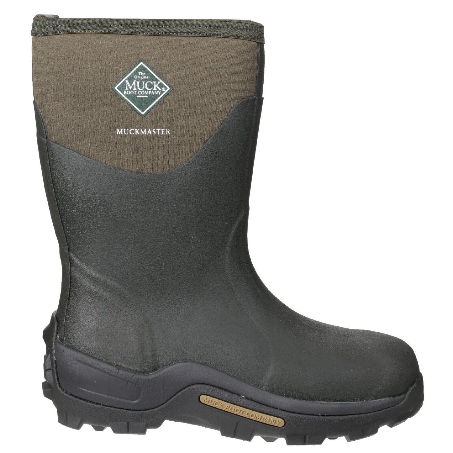Muckboot Muckmaster Mid Wellies Short Low Wellington Boots Moss Green 4-14