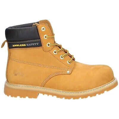 Amblers FS7 Safety Work Boots Honey Nubuck