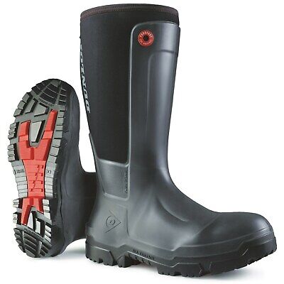 Dunlop Snugboot Workpro Safety Welly Wellington Boot Black S5 Waterproof 4-13