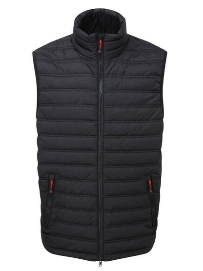 Elite Gilet Black Bodywarmer Ripstop Lined Nylon Shell Zipped Pockets S-XXL