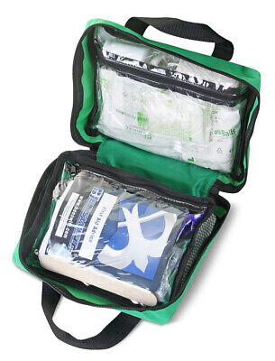 Click Medical 203 Piece Comprehensive First Aid Kit Bag Car, Van, Office, Home