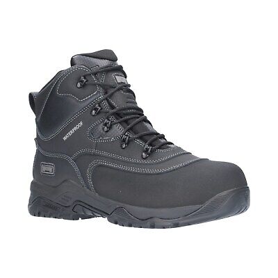 Magnum Broadside 6.0 Safety Work Boots Black Waterproof Ortholite Insole 5-13