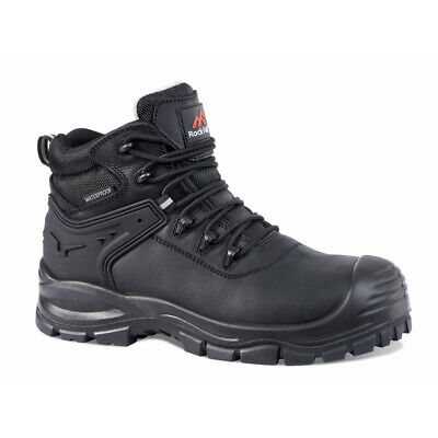 Rockfall Surge Safety Work Boots Black RF910 Toecap & Midsole Electrical Hazard