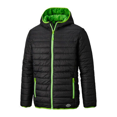Dickies DT7024 Stamford Puffer Jacket Black/Lime