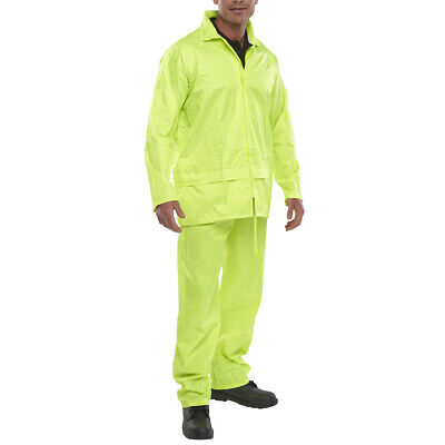 B-Dri Nylon Suit Jacket and Trousers Saturn Yellow Over Garments