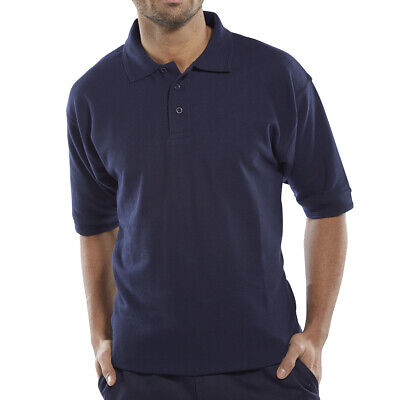 Click Premium Pique Polo Shirt Unisex Navy