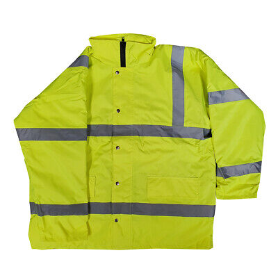 Hymac 300 Hi Vis Motorway Traffic Jacket Reflective Yellow